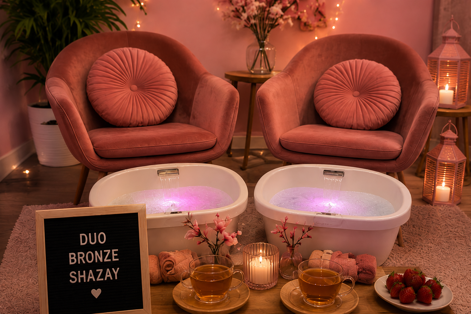 Duo Bronze SHAZAY HeadSpa arrangement bij Peau-tique Menen